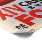 ヴィンテージコパドアメリカサッカープリントのポスター ポスター (角)