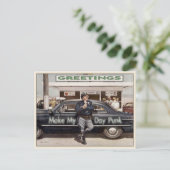 ヴィンテージコピークール付きポストカードイラストレーション ポストカード (スタンド正面)