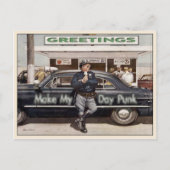 ヴィンテージコピークール付きポストカードイラストレーション ポストカード (正面)