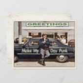 ヴィンテージコピークール付きポストカードイラストレーション ポストカード (正面/裏面)