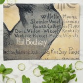 ヴィンテージコフランスのコリコアーティスト キッチンタオル (折り畳み)