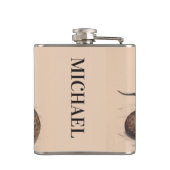 ヴィンテージコブラ絵を描スネーク フラスク (裏面)