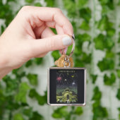 ヴィンテージコペンハーゲンイラストレーション旅行ポスター キーホルダー (手)