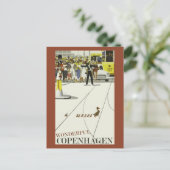 ヴィンテージコペンハーゲンデンマークダックストラベル ポストカード (スタンド正面)