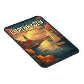 ヴィンテージコペンハーゲンデンマークトラベル マグネット (右側)