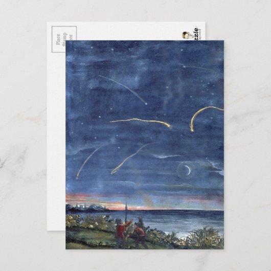 ヴィンテージコメットブックイラストレーションエトワレクザンテ ポストカード (正面/裏面)