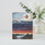 ヴィンテージコメットブックイラストレーションローザ ポストカード (スタンド正面)