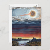 ヴィンテージコメットブックイラストレーションローザ ポストカード (正面/裏面)