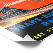 ヴィンテージコモンウェルス鉄道ポスター フォトプリント (角)