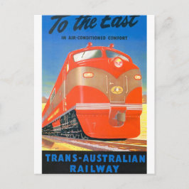 ヴィンテージコモンウェルス鉄道ポスター ポストカード