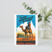 ヴィンテージコモンウェルス鉄道ポスター ポストカード (スタンド正面)