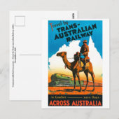 ヴィンテージコモンウェルス鉄道ポスター ポストカード (正面/裏面)