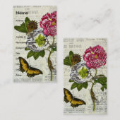 ヴィンテージコラーかわいらしジュ 名刺 (正面/裏面)