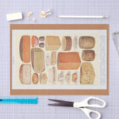 ヴィンテージコラージュの家庭のチーズ1923デコページ 薄葉紙 (クラフト)