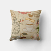 ヴィンテージコラージュアート クッション (裏面)