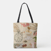 ヴィンテージコラージュアート トートバッグ (裏面)