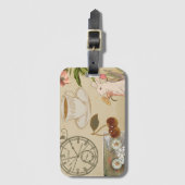 ヴィンテージコラージュアート ラゲッジタグ (正面縦)