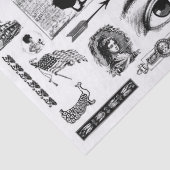 ヴィンテージコラージュデコパージティッシュペーパー 薄葉紙 (詳細)