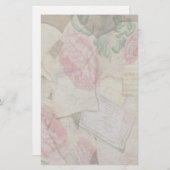 ヴィンテージコラージュフランスの、手紙、はがき (正面/裏面)