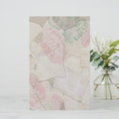 ヴィンテージコラージュフランスの、手紙、はがき (スタンド正面)