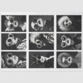 ヴィンテージコラージュレトロロックスターグラマーデクページ 薄葉紙 (正面)