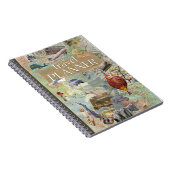 ヴィンテージコラージュ旅行プランナー ノートブック (右側)