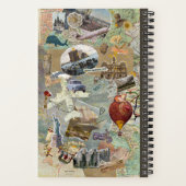 ヴィンテージコラージュ旅行プランナー ノートブック (裏面)