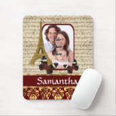 ヴィンテージコラージュ マウスパッド (マウス)