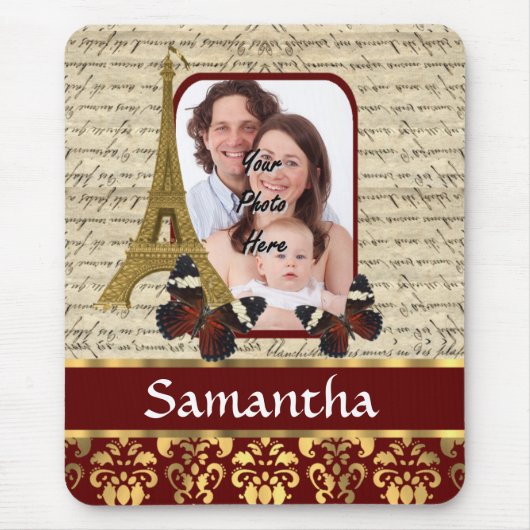 ヴィンテージコラージュ マウスパッド (正面)