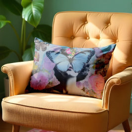 ヴィンテージコラージュ ランバークッション