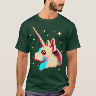 ヴィンテージコルギユニコーン犬のオーナーペンブロークウェルシュコル Tシャツ
