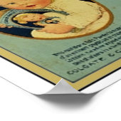 ヴィンテージコルゲートベビータルクアド ポスター (角)