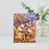 ヴィンテージコルシカ，フランス –  ポストカード (スタンド正面)