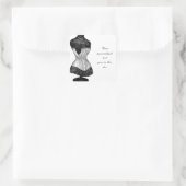 ヴィンテージコルセットドレス型枠 スクエアシール (バッグ)