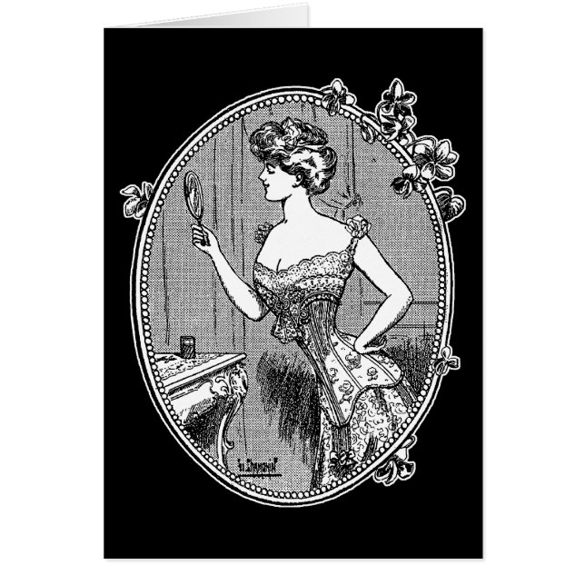 ヴィンテージコルセットレディ (正面)