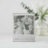 ヴィンテージコルセット、ワーフナーズウィメリードウ シーズンポストカード (スタンド正面)