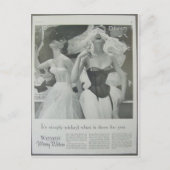 ヴィンテージコルセット、ワーフナーズウィメリードウ シーズンポストカード (正面)