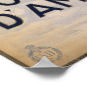 ヴィンテージコルチナダンペッツォイタリアスキー旅行 ポスター (角)