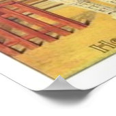 ヴィンテージコルマンズマスタードがフィールドCricket Aをリード ポスター (角)