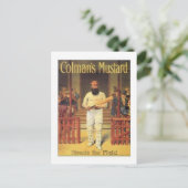 ヴィンテージコルマンズマスタードがフィールドCricket Aをリード ポストカード (スタンド正面)