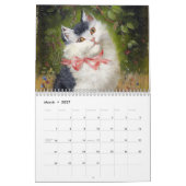 ヴィンテージコレクションかわいい子猫 カレンダー (3月 2027)