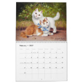 ヴィンテージコレクションかわいい子猫 カレンダー (2月 2027)