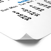 ヴィンテージコレクターカークラブウォールカレンダー ポスター (角)