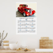 ヴィンテージコレクターカークラブウォールカレンダー ポスター (キッチン)