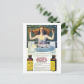 ヴィンテージコレス・フィリップスアールヌーボーシャンプー広告 ポストカード (スタンド正面)