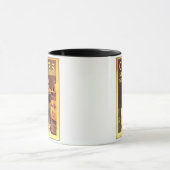 ヴィンテージコレートシェービングせっけん男の子シェービング マグカップ (中央)