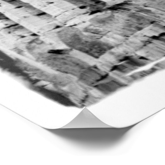 ヴィンテージコロシアムローイタリア ポスター (角)