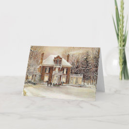 ヴィンテージコロニアルクリスマス シーズンカード