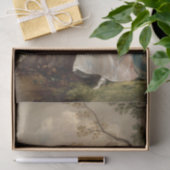 ヴィンテージコロニアル19世紀アンティークデコページ 薄葉紙 (ギフト)