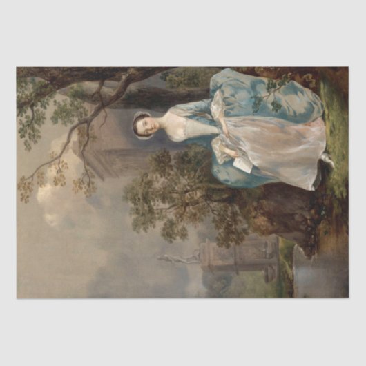 ヴィンテージコロニアル19世紀アンティークデコページ 薄葉紙 (正面)